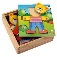 Игровой набор Viga Toys Гардероб медведя (56401)