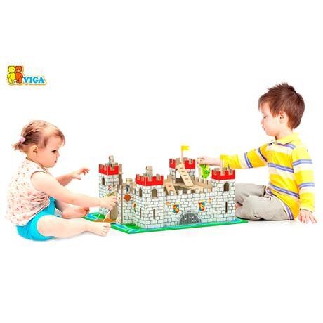 Ігровий набір Viga Toys Дерев'яний замок 50310