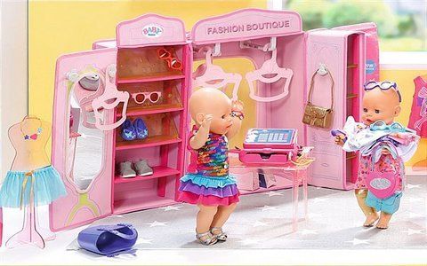 Интерактивный игровой набор для куклы Baby Born Модный бутик Zapf Creation 824757