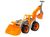 Игрушка Technok трактор с двумя ковшами оранжевый (3671-1)