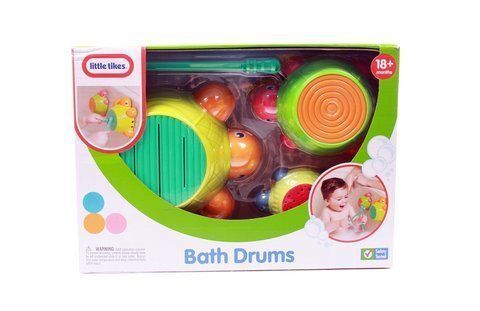 Набор для игры в ванной Little Tikes Черепашки-барабанчики 632266M