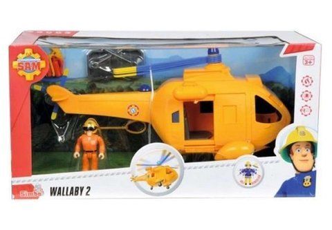 Вертолет Wallaby II с фигуркой Пожарный Сэм Simba (9251002)