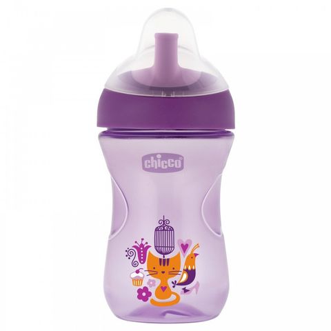 Чашка-непроливайка Chicco Advanced Cup 06941.10V (266мл/12м+) фиолетовый