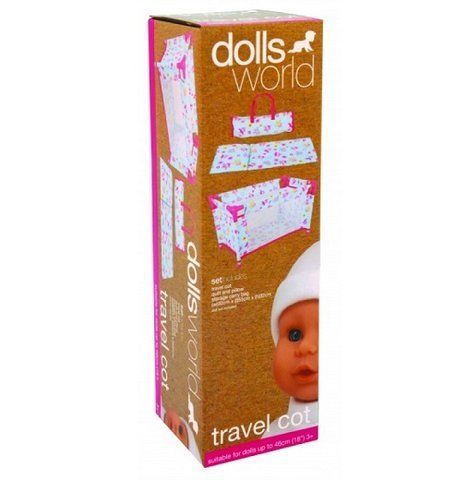 Кукольная кроватка для путешествий в сумке DollsWorld