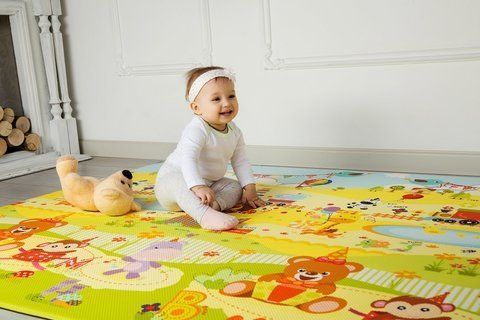 Развивающий коврик Bugs День рождения Большой