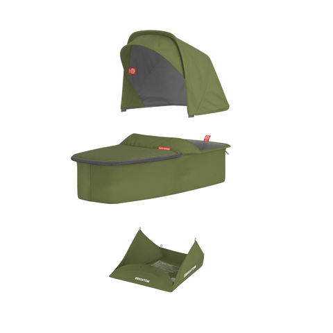 Текстильний комплект для люльки Greentom Upp Carrycot (Olive)