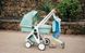 фото Универсальная коляска 2в1 Greentom Upp Carrycot+Reversible (Black/Blue)
