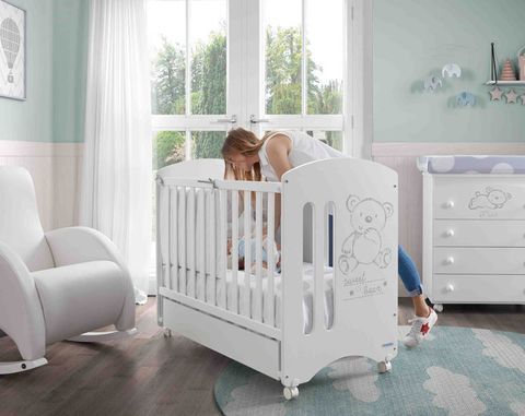 Дитяче ліжечко Micuna Sweet Bear Basic White
