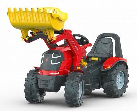 Трактор педальный с ковшом и тормозом Rolly Toys rollyX-Trac Premium 651016
