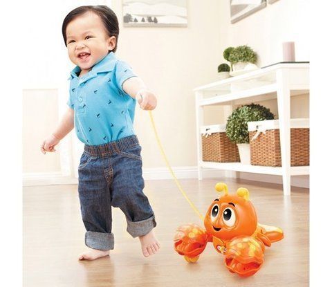 Игрушка-каталка на веревочке Little Tikes Веселый лобстер 638534