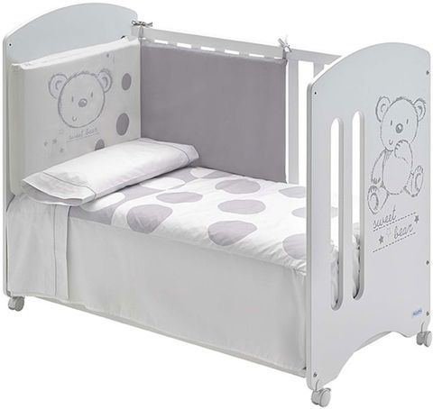 Детская кроватка Micuna Sweet Bear Basic White