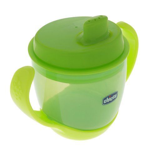 Чашка-непроливайка Chicco Meal Cup (180мл/12м+) зеленый (06824.50)