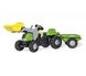 фото Трактор педальный с прицепом и ковшом Rolly Toys (023134)