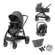 Універсальна коляска 3 в 1 MAXI-COSI Zelia S Trio Dark Grey