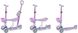 фото Самокат трехколесный с сидением QKIDS ILI purple