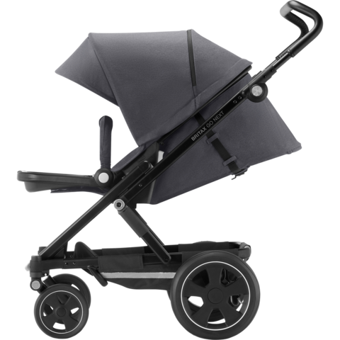 Коляска 2в1 BRITAX Go Next2 Graphite Melange Black