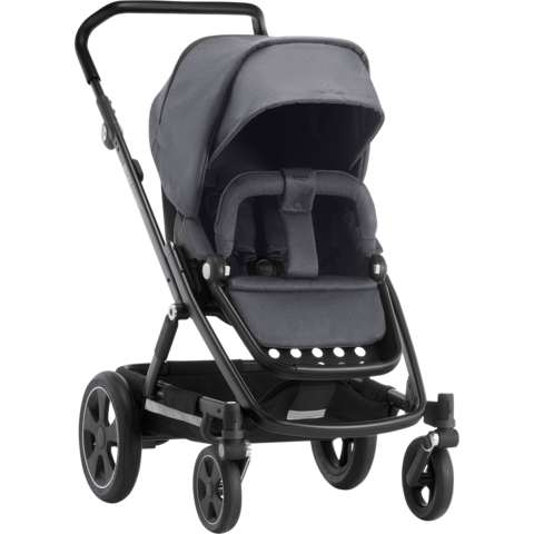 Коляска 2в1 BRITAX Go Next2 Graphite Melange Black