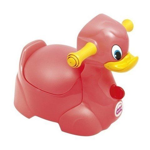 Детский горшок с ручками OK Baby Quack (розовый)