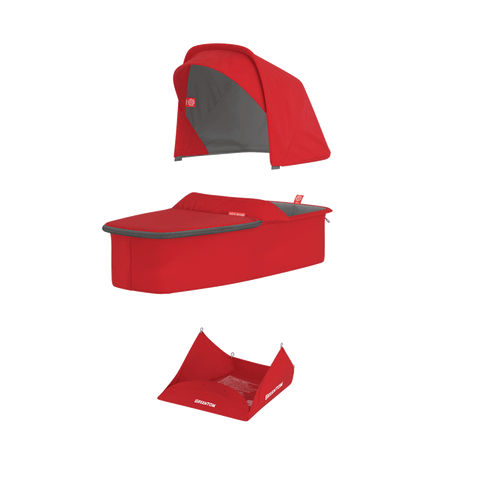Текстильний комплект для люльки Greentom Upp Carrycot (Red)