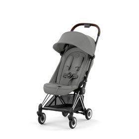 Прогулочная коляска Cybex Coya Mirage Grey/ Chrome Dark Brown