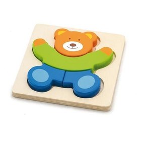 Мини-пазл Viga Toys Медведь (50169)