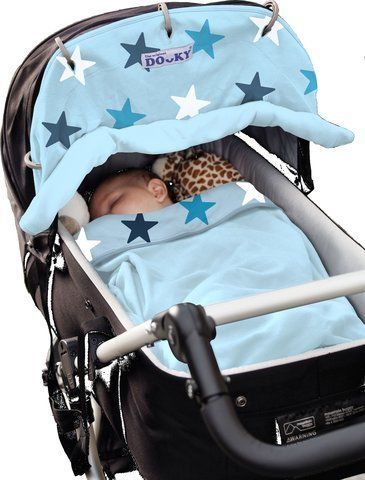 Одеяльце двустороннее Xplorys Baby Blue Stars