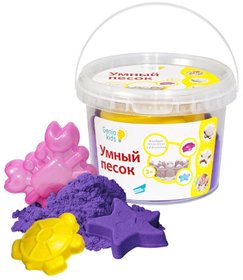 Набор для дитячої творчості Genio Kids Розумний пісок 0,5 Фіолетовий SSR052