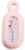 Термометр для виміру температури води Suavinex рожевий 400695/3