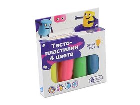 Набор для детской лепки Genio Kids Тесто-пластилин 4 цвета TA1082