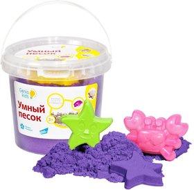 Набор для детского творчества Genio Kids Умный песок 1 Фиолетовый SSR102
