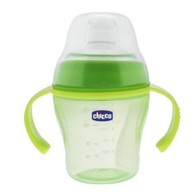 Чашка-непроливайка Chicco Soft Cup (200мл/6м+) зеленый