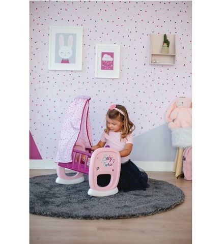 Ліжко з балдахіном Smoby Baby Nurse Прованс 220338