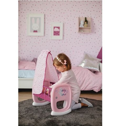 Ліжко з балдахіном Smoby Baby Nurse Прованс 220338