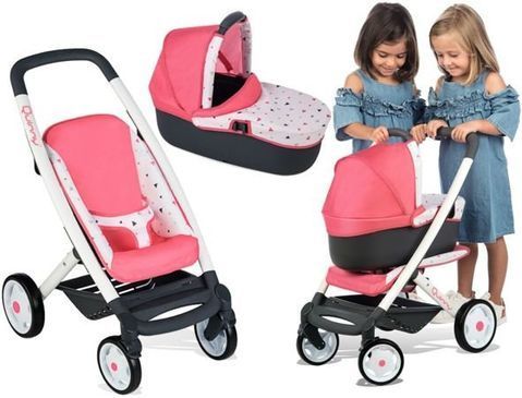 Коляска-трансформер 3в1 для кукли Smoby Maxi-Cosi Quinny 253198