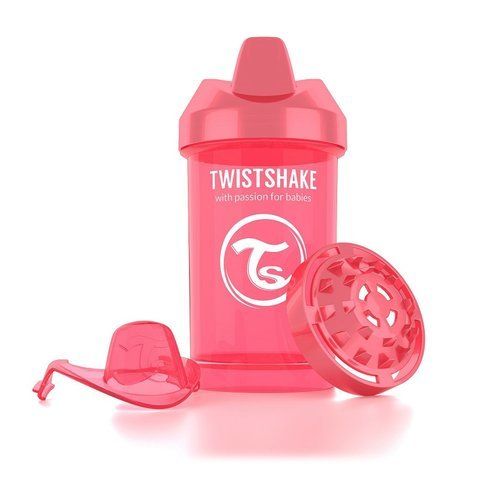 Чашка-непроливайка Twistshake 300мл (персиковый)