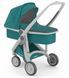 Классическая коляска Greentom Upp Carrycot (Grey/Teal)
