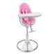 Стільчик для годування Bloom Fresco Silver rosy pink