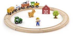 Игровой набор Viga Toys Железная дорога 19 деталей (51615)