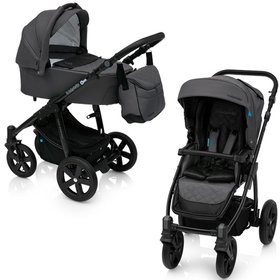 Универсальная коляска 2в1 Baby Design Lupo Comfort New 07 Graphite