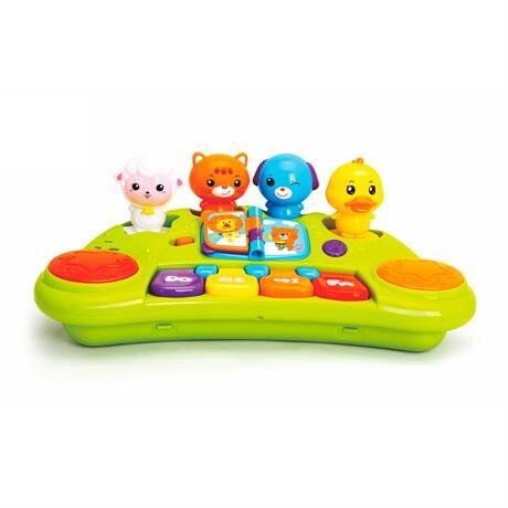 Ходунки Hola Toys с пианино и зверушками 2103