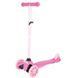 Самокат триколісний QKIDS Lumis pink