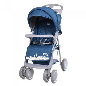 Прогулянкова коляска Babycare City BC-5201 Blue в льне