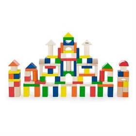 Деревянные кубики Viga Toys Большая стройка 50334