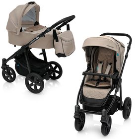 Универсальная коляска 2в1 Baby Design Lupo Comfort New 09 Beige