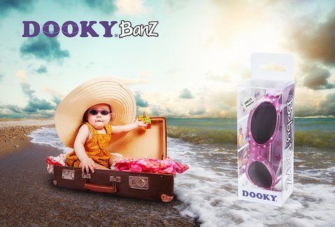Солнцезащитные очки Xplorys Doooky Baby Banz Pink Stars