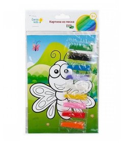 Набір для дитячої творчості Genio Kids Картина з піску (метелик)