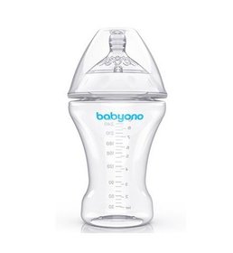 Бутылочка для кормления антиколиковая BabyOno Natural Nursing 260 мл (1451)