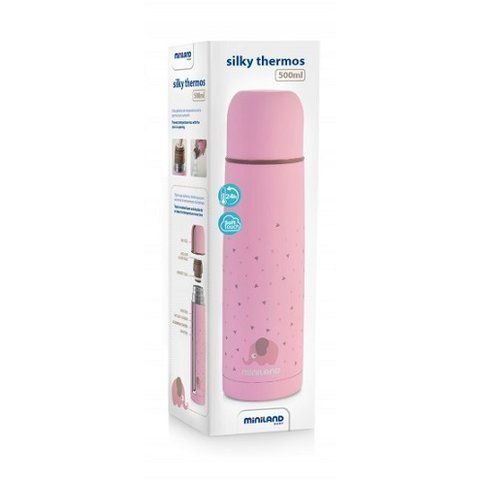 Термос для жидкостей Miniland Silky Thermos Pink 500ml 89219