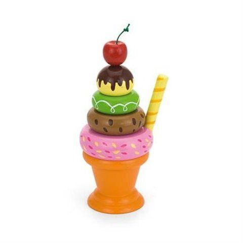 Игровой набор Viga Toys Мороженное с фруктами. Вишенка (51322)
