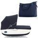 Люлька Inglesina Classica с сумкой Jacquard Bianco Blue